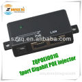 Single port oem poe injector gigabit poe injector ZQPOEI001G